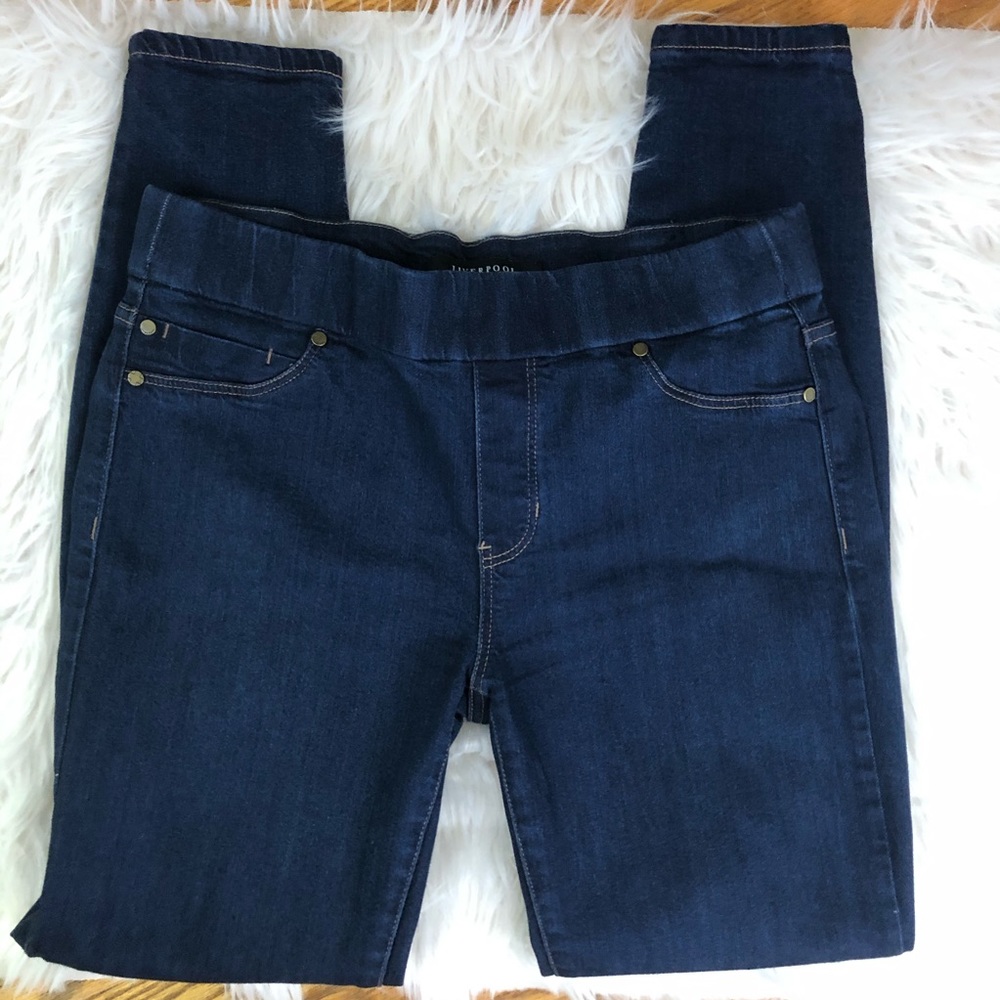 Liverpool The Denim Legging Dark Wash Size 10